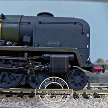 Load image into Gallery viewer, Hornby - R2584 - Rebuilt West Country Class - 4-6-2 - Steam Locomotive - Plymouth - British Rail Livery - No. 34003 - Weathered Edition - OO Gauge - DCC Ready