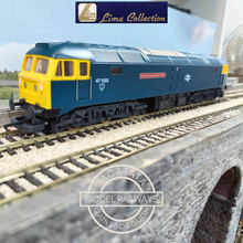Load image into Gallery viewer, Lima - L204734 - Class 47 - The Commonwealth Spirit - Diesel Locomotive - BR Blue Livery - No. 47555 - OO Gauge - Analogue (Copy)
