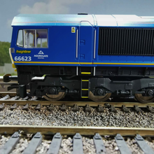 Load image into Gallery viewer, Hornby Freightliner Class 66 Locomotive - Bill Bolsover - Bardon Aggregates Livery - No. 66623 - 00 Gauge - DCC Ready