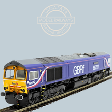 Load image into Gallery viewer, Hattons Originals - H4-66-024 - Class 66 - Locomotive - First Group Livery - Blue With GBRf Branding - Andrew Scott CBE - No. 66727 - OO Gauge - DCC Ready