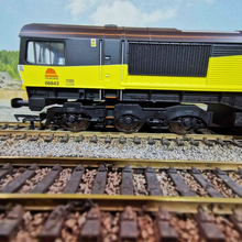 Load image into Gallery viewer, OO Gauge Hornby Class 66 Diesel Electric Locomotive in 'Colas' Livery - No. 66843 - DCC Ready