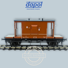 Load image into Gallery viewer, Dapol - 7F-200-003 - 20 Ton - Brake Van - British Rail - Bauxite - No. B953095 - O Gauge