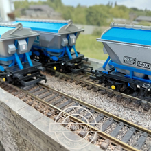 Load image into Gallery viewer, Hornby - R6106 - 14T - Covered China Clay Hopper Wagon - CDA Wagon - ECC International Livery - Silver and Blue - 375007 - OO Gauge
