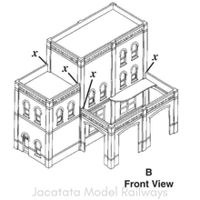 Load image into Gallery viewer, Design Preservation Models - No.352 - Industry/Warehouse 4 In 1 - 175 Pieces - Modular Plastic Kit - HO Scale