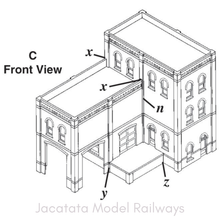 Load image into Gallery viewer, Design Preservation Models - No.352 - Industry/Warehouse 4 In 1 - 175 Pieces - Modular Plastic Kit - HO Scale