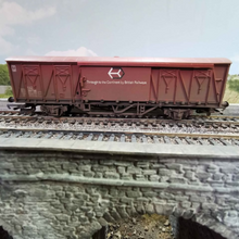 Load image into Gallery viewer, Hornby Weathered Ferry Vans - Hfs British Railways Livery - OO Gauge - Three Available