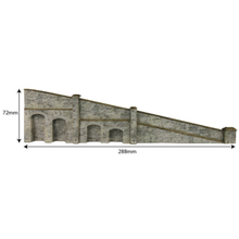 Load image into Gallery viewer, Metcalfe PN149 - Tapered Retaining Walls - Stone Style - Card Construction Kit - N Scale