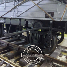 Load image into Gallery viewer, Skytrex - SMR 28 - BR Five Plank Open Wagon with Tarpaulin Covered Load - O Gauge - Choice of 3