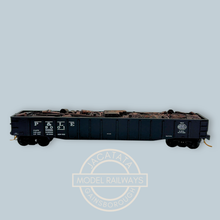 Load image into Gallery viewer, MTL - Micro Trains - 105580.2 - 50 Foot - Steel Side - 15 Panel - Fixed End Gondola - With Load - Pittsburgh and Lake Erie Livery - 9001 - With 4 x Extra Axles and Wheels - N Gauge
