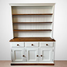 Load image into Gallery viewer, Pine Display Dresser painted in Frenchic Peppermint
