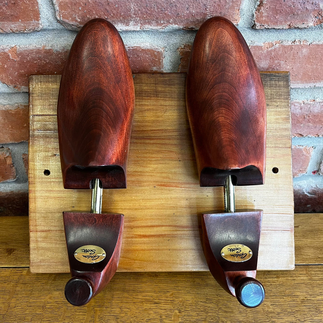 Wooden Vintage Shoe Last / Stretcher Coat Hangers