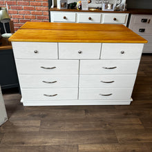 Load image into Gallery viewer, 3 over 6 Chest of Drawers - Frenchic Ivory Tower (2 available)
