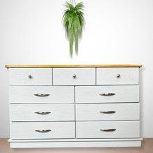 Load image into Gallery viewer, 3 over 6 Chest of Drawers - Frenchic Ivory Tower (2 available)
