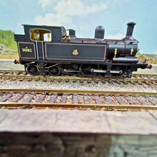 Load image into Gallery viewer, OO Gauge Adams 02 Steam Locomotive in BR Black Livery by Kernow Models
