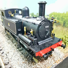 Load image into Gallery viewer, OO Gauge Adams 02 Steam Locomotive in BR Black Livery by Kernow Models
