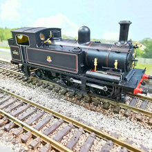 Load image into Gallery viewer, OO Gauge Adams 02 Steam Locomotive in BR Black Livery by Kernow Models
