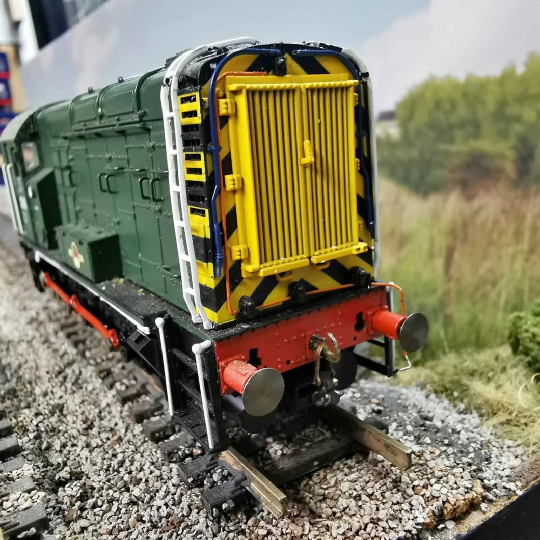 Hornby Class 08 BR 0-6-0 Diesel Electric Shunter - Weathered BR Green - No. 3256 - OO Gauge - DCC Fitted