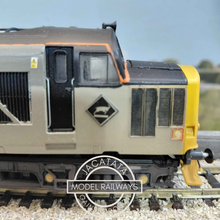 Load image into Gallery viewer, ViTrains Models - Class 37 - Diesel Locomotive - Mirrlees Pioneer - No. 37901 - Two Tone Grey - Weathered - OO Gauge - Analogue
