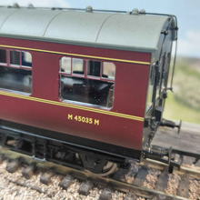 Load image into Gallery viewer, Bachmann - 39-779 - ex LMS - 50' Inspection Saloon - M45035M - BR Maroon - OO Gauge
