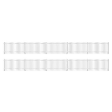 Load image into Gallery viewer, RATIO - 421 - GWR Station Fencing (White) - FENCING KITS - PECO
