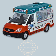 Load image into Gallery viewer, Oxford Diecast - 76WM005 - Whitby Mondial Ice Cream Van - Vince - V999 NCE - 1:76 Scale Model
