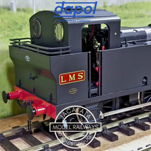 Load image into Gallery viewer, DAPOL - 7S026001U - Jinty - 3F - 0-6-0 - LMS Early Crest Livery Un-Numbered - Steam Locomotive - O Gauge
