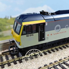 Load image into Gallery viewer, Lima - L204672a - Class 92 - Two Toned Railfreight Grey Livery - Electric Locomotive - D H Lawrence - Numbered 92 015 - OO Gauge - Analogue
