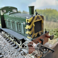 Load image into Gallery viewer, Bachmann - Branchline - 31-364 - Class 03 - Shunter - BR Green Livery With Wasp Stripes - No. D2383 - OO Gauge - Weathered - DCC Fitted
