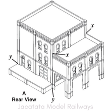 Load image into Gallery viewer, Design Preservation Models - No.352 - Industry/Warehouse 4 In 1 - 175 Pieces - Modular Plastic Kit - HO Scale
