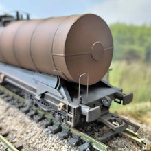 Load image into Gallery viewer, Dapol - 4F-027-019 I - CA - Silver Bullet -  Bogie Tank Wagon - Ermewa Livery - 33 87 7898 024 7 - Weathered - OO Gauge
