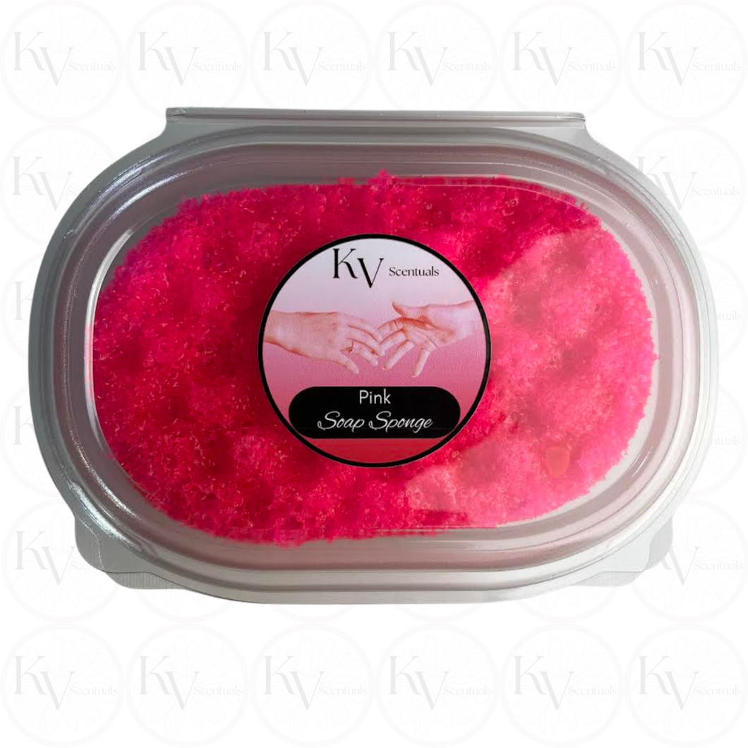 Pink Exfoliating Soap Sponge