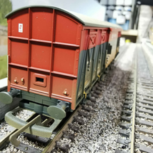 Load image into Gallery viewer, Hornby - BR Railfreight Ferry Van - Graffiti - Weathered - OO Gauge
