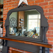 Load image into Gallery viewer, Pine Mantle Wall Mirror
