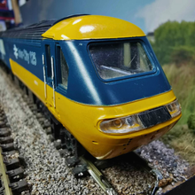 Load image into Gallery viewer, Hornby - Intercity 125 - HST 9 Car Set - Blue/Grey Livery - Analogue - OO Gauge
