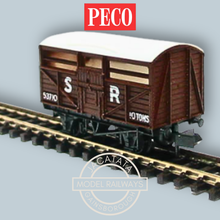 Load image into Gallery viewer, PECO - Quality Line - NR-45S - 10ft Cattle Truck - SR Dark Brown - No.53710 - N Gauge
