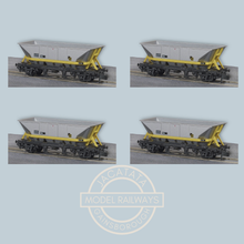 Load image into Gallery viewer, Peco - NR-302 - HAA - Trainload Coal Sector - Coal Hopper - Yellow Cradle - N Gauge - Choice of 1 or 4
