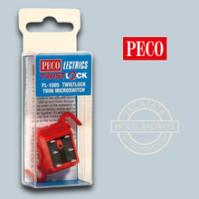 Load image into Gallery viewer, Peco - Lectrics - PL-1005 - Trwistlock Twin Microswitch
