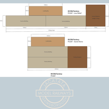 Load image into Gallery viewer, Metcalfe P0287 - Old Factory Building - Card Construction Kit - OO/HO Gauge
