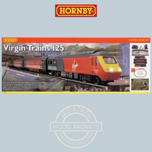 Load image into Gallery viewer, Hornby - R1023 - Virgin Trains 125 - Train Set - Virgin High Speed Train - 1:76 Scale - OO Gauge
