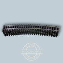 Load image into Gallery viewer, Peco - Setrack - ST-725 - 2nd Radius - Bullhead - Standard Curve Setrack x 8 Pieces - O Gauge
