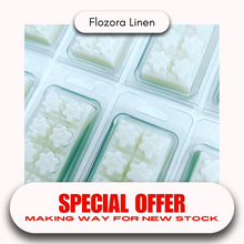 Load image into Gallery viewer, Flozora Linen Wax Melt Snap Bar
