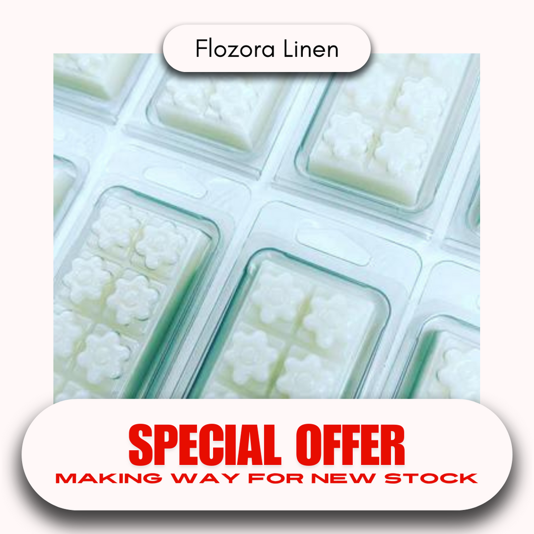 Flozora Linen Wax Melt Snap Bar