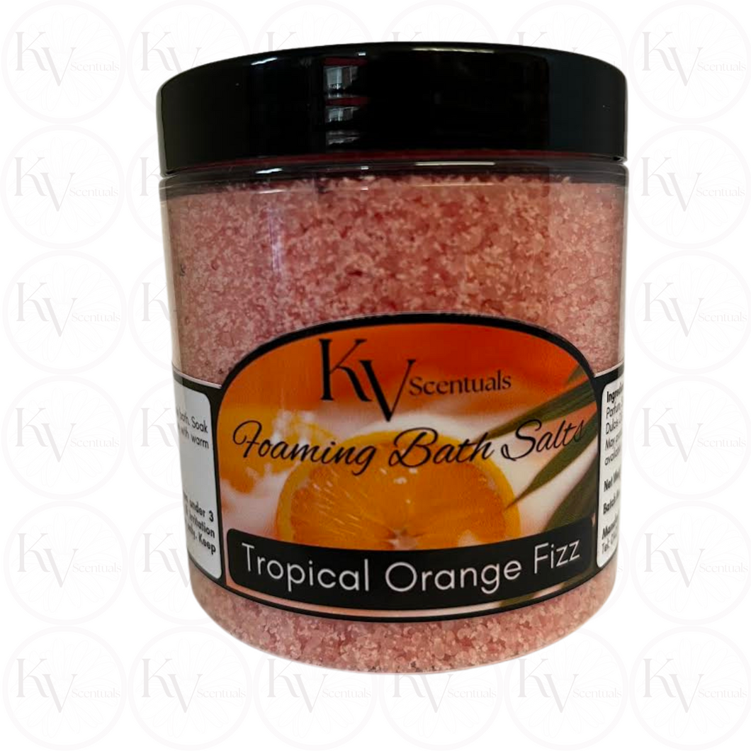 Tropical Orange Fizz Foaming Bath Salts