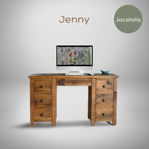 Jenny - Twin Pedestal Dressing Table / Computer Table