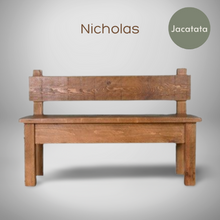 Load image into Gallery viewer, Nicholas - 4 Feet Long Back Bench
