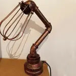 Load image into Gallery viewer, Industrial/Steampunk Waterpipe Pipework Plug In Table Lamp
